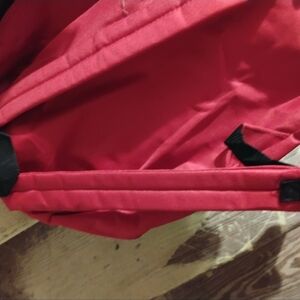 Red Backpack Shoulder Strap - Solid Red Bag